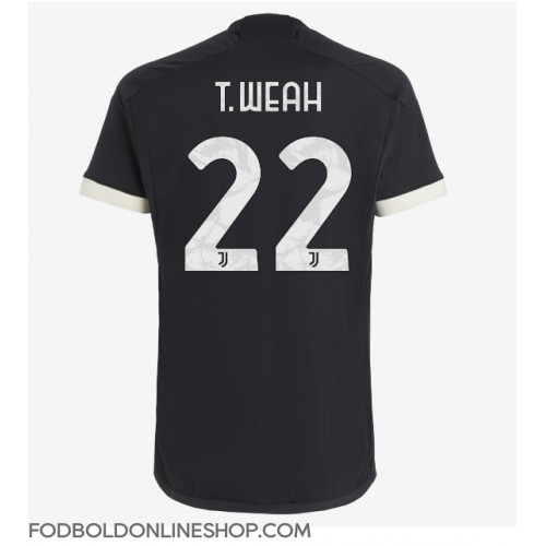 Juventus Timothy Weah #22 Tredjetrøje 2023-24 Kortærmet